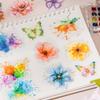 25pcs/1lot Kawaii Stationery Stickers Butterfly Dream Flower Room Diary Decorative Mobile Stickers Scrapbooking Craft Stickers