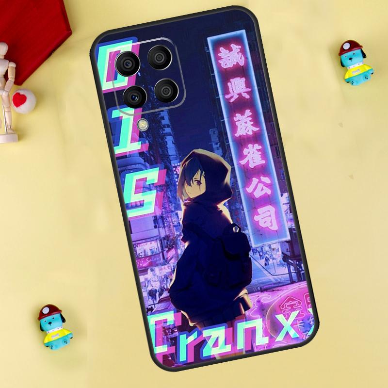 Vaporwave Glitch Anime Case For Samsung Galaxy M13 M33 M53 M14 M12 M15 M06 M16 M36 M56 M31 M32 M52 M35 M55 M34 M54