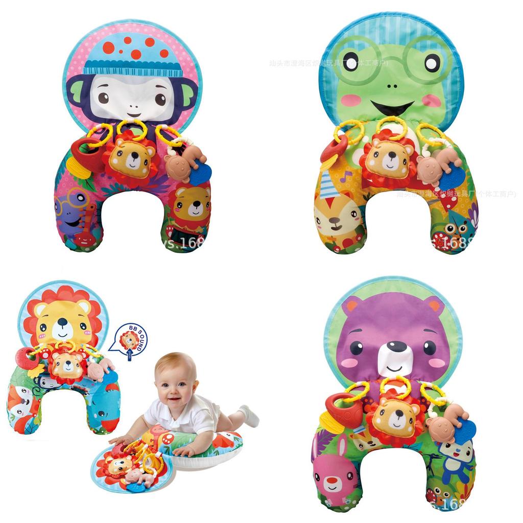 Infant Ushaped Tummy Trainer Pillow With Early Education Features For Babies