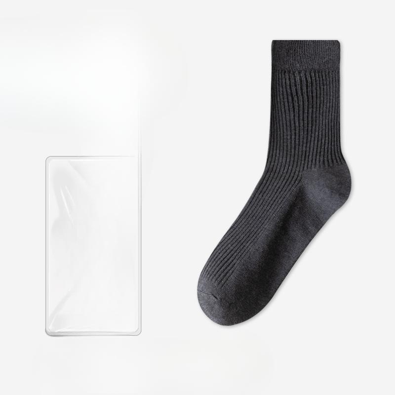 Men's Spring and Autumn New Anti-odor Sweat Absorption Anti Pilling Tube Cotton Socks