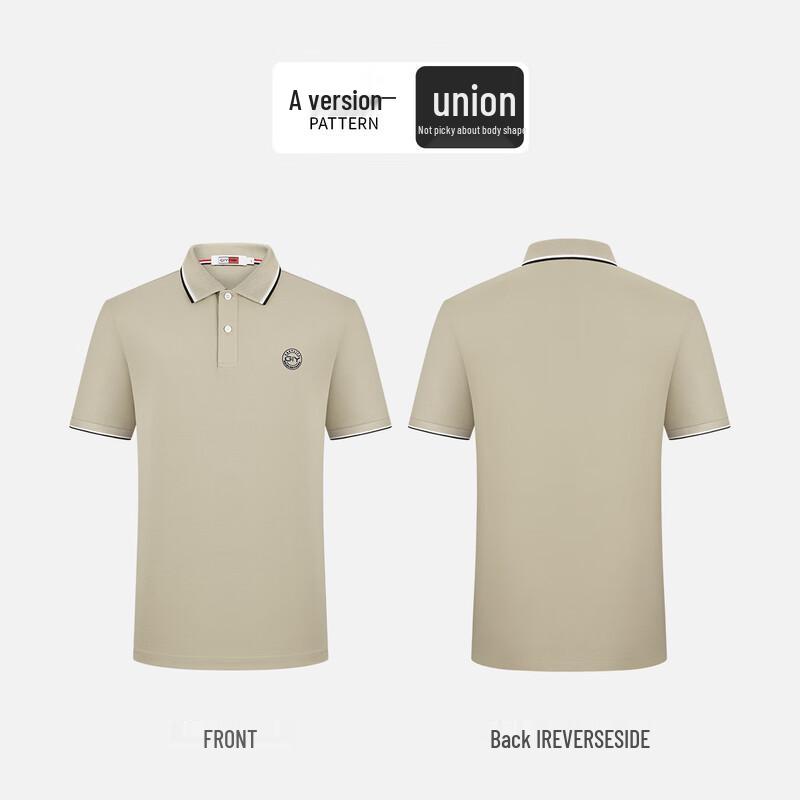 Goldlion Men's Short Sleeve Casual Polo Shirt
