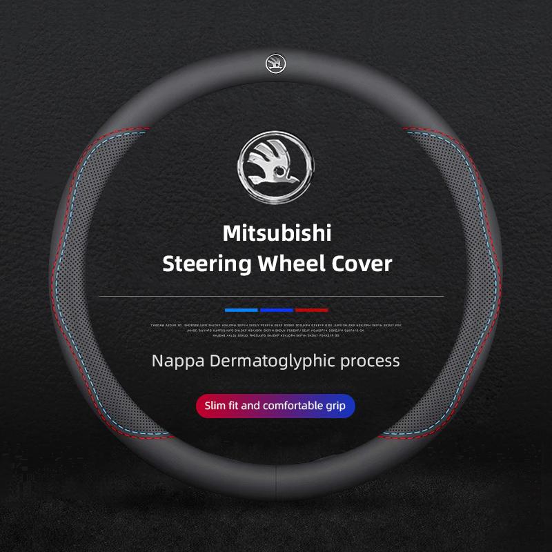 GTMZ9 Car Leather Steering Wheel Cover Anti-slip Accessories For Skoda Yeti Kamiq Kodiaq Karoq Octavia Fabia Rapid Vrs Superb A4 Scala