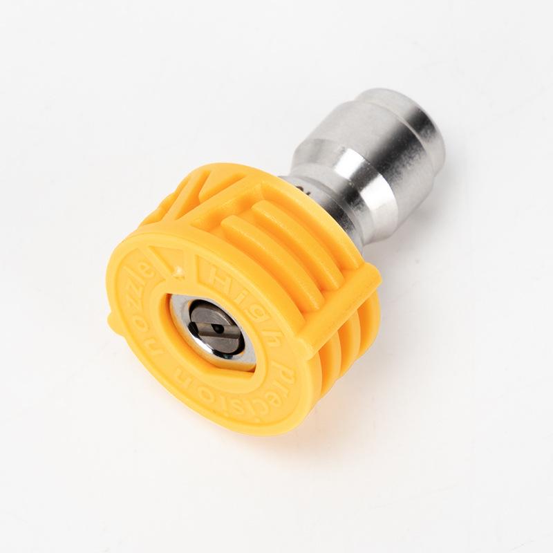 1/4" Fan-shaped High-Pressure Washer Nozzle Quick Connect Fittings for Car Cleaning