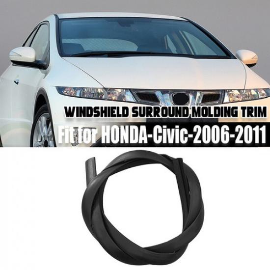 For 2006-2011 Honda Civic Car Windshield Weather Seal Rubber Trim Molding Cover