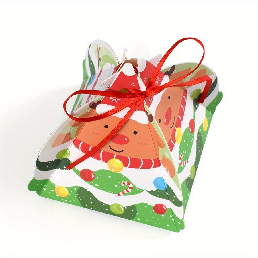 10pcs, Three-dimensional Multi-surface, Cute Pattern Box, Candy Gift Box, Folding Triangle Gift Box, Unique Shape, Gift Box, Candy Box, Surprise Box