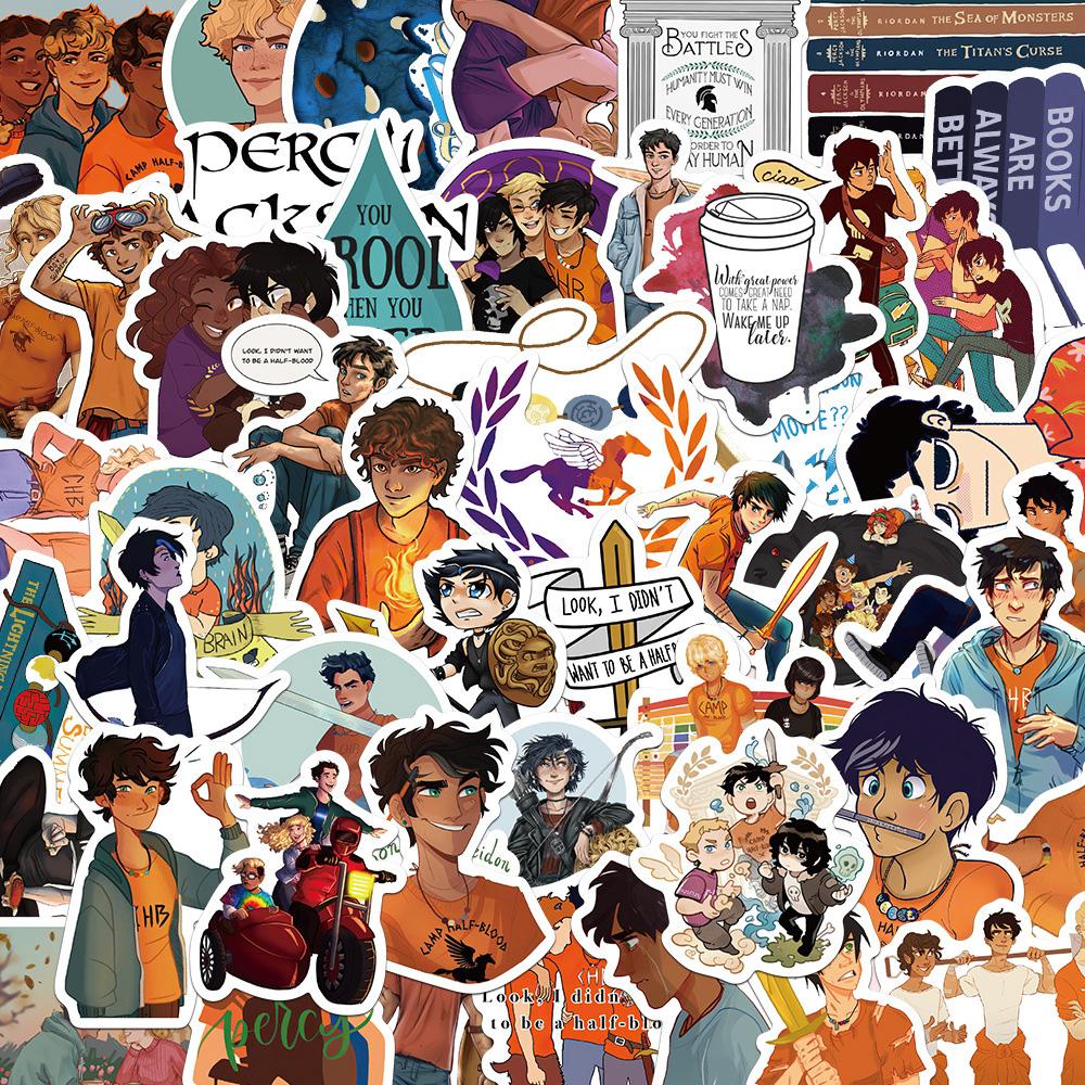 10/30/60pcs Percy Jackson Movie Cartoon Stickers Cool Graffiti Waterproof Decals DIY Scrapbook Suitcase Laptop Classic Sticker