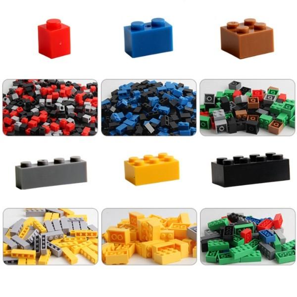 LEGO 1000/ 1500 pièces Blocs Classiques en Vrac Grande Capacité Blocs de Recharge LEGO Classique Compatible Créatif B344