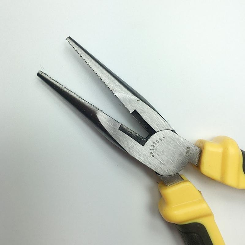 Precisions Metal Jewelry Pliers Tool with Ergonomic Nonslip Grip for DIY Crafts and Small Component Repairs