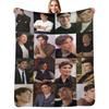 Cillian Murphy Throw Blanket Cozy Light Blanket for Travel Camping Picnic