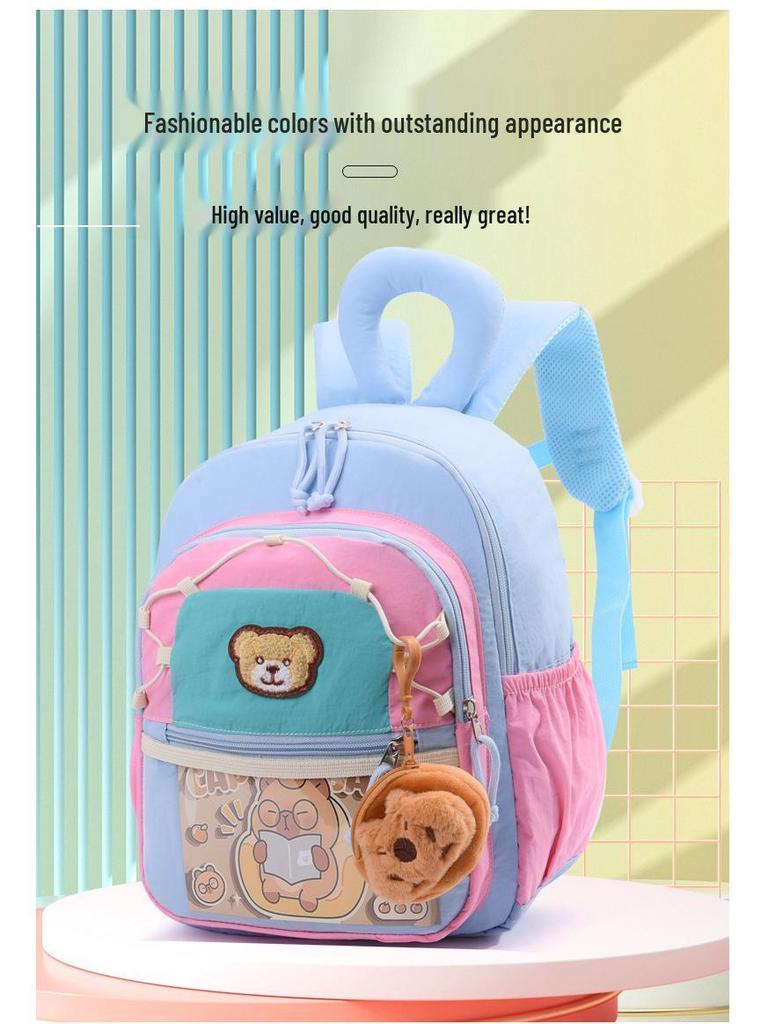 Track 2025 Lightweight Cartoon Kindergarten Backpack for Kids