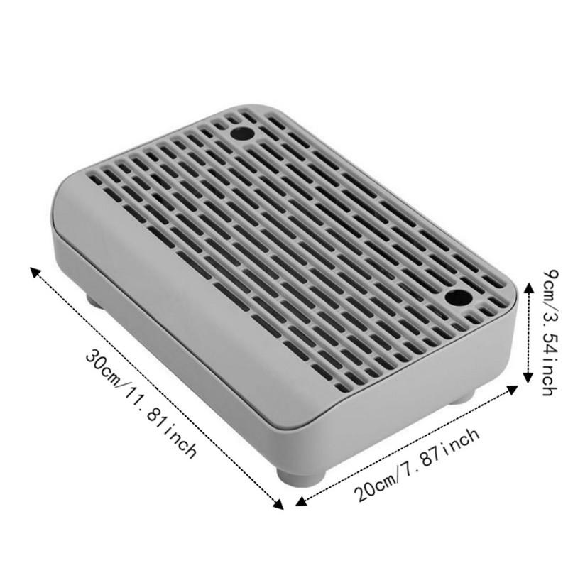 Double Layer Cat Step Filter Pedal Splash-proof Plastic Cat Litter Box Step Non Slip Cat Litter Ramp Automatic Litter Box