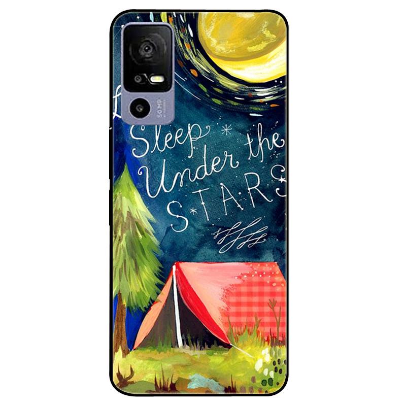 For TCL 40R 5G Case 6.6'' Silicone Soft Fashion TPU Phone Cover for TCL 40 R 5G Cases T771K T771A T771H Bumper Funda For TCL 40R