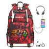 Cartoon Game Merchandise With Usb Hiking Bag College Students Outdoor Travel Large Capacity Backpack Bag