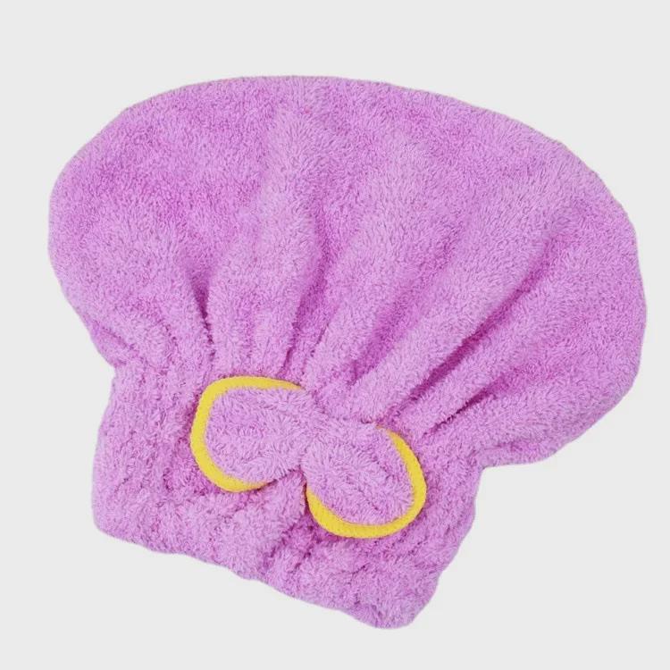 Super Absorbent Quick-Dry Microfiber Hair Towel Cap for Adults