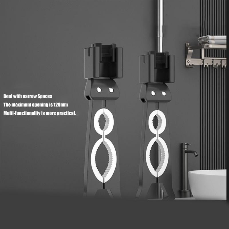 Adjustable Pipe Wrench For Kitchen Bathroom Repair Nonslip Grip Large Jaw Opening Plumbing Spanner Installation Tool