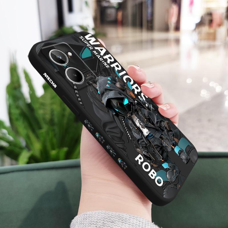 Trendy Cool Boy Phone Case For OPPO Realme 11 10 9 9i 8 8i 7 Pro Plus C35 C21Y C25Y C25 4G 5G Liquid Silicone Cover