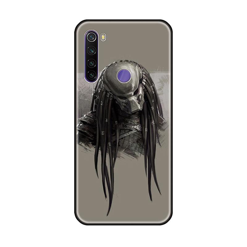 Back Shell Depredador Alien Phone Cases Cover For Xiaomi Redmi Note 6 7 8 9S 9Promax 6A 7A 8A 9A Pro 8T Soft Black TPU