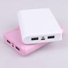 4*18650 Battery Holder 5V Dual Usb Power Bank Battery Box Solderless Mobile Power Kit Diy Shell Case Charging Storage Case