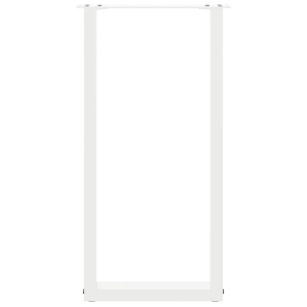 Coffee Table Legs, 2 Pcs, White, 38X(72-73) Cm, Steel