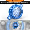 NICECNC For Yamaha YZ250F WR250F 2015-2024 Transparent Oil Filter Cover Cap WR450F YZ450FX 2016-2023 YZ250FX 2015-2023 YZ450F