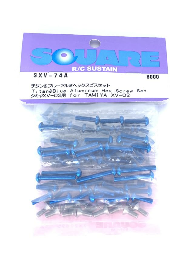 Tamiya Blue Hex Screw Set XV-02 SXV-74A