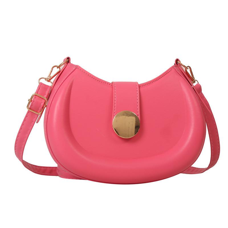 Chic Street Fashion Pu Leather Purse For Women 2023 Trendy Shoulder Bag