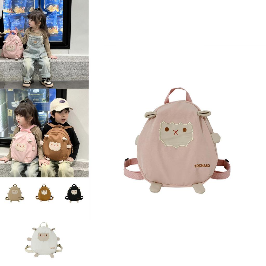 Adorable Lightweight Cartoon Lamb Backpack For Kids Ages 2 To 3 Years Old