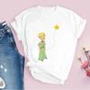 New Fashion Little Prince Printed Women's T-shirt Casual Fashion T-shirt Summer Casual T-shirt Round Neck