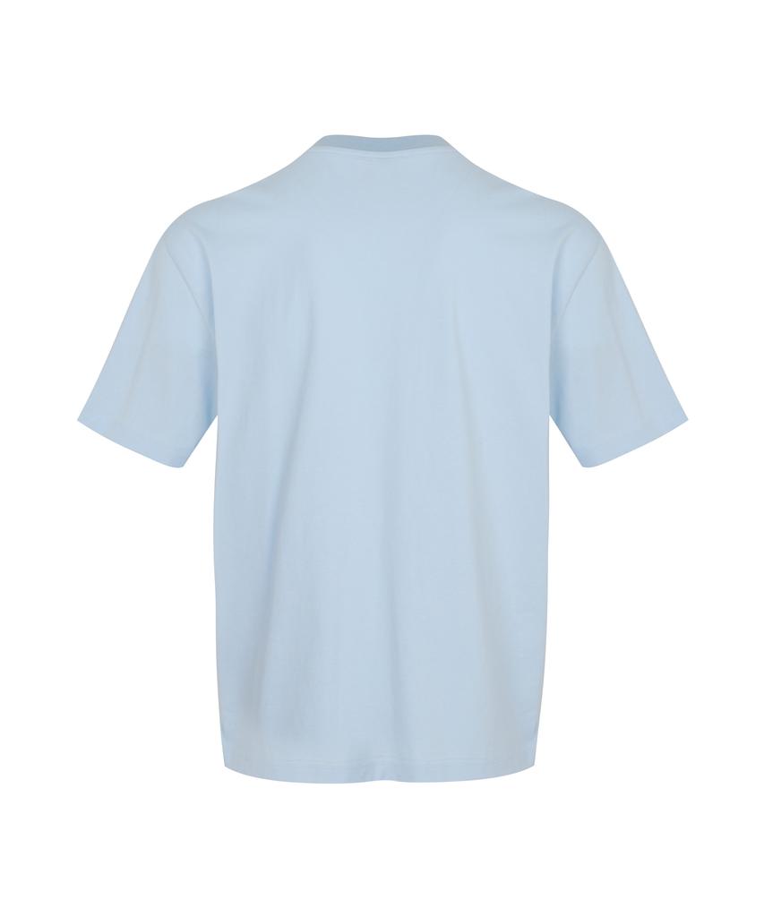 SOLEW Essential Loose Fit Crew Neck T-Shirt_Light Blue