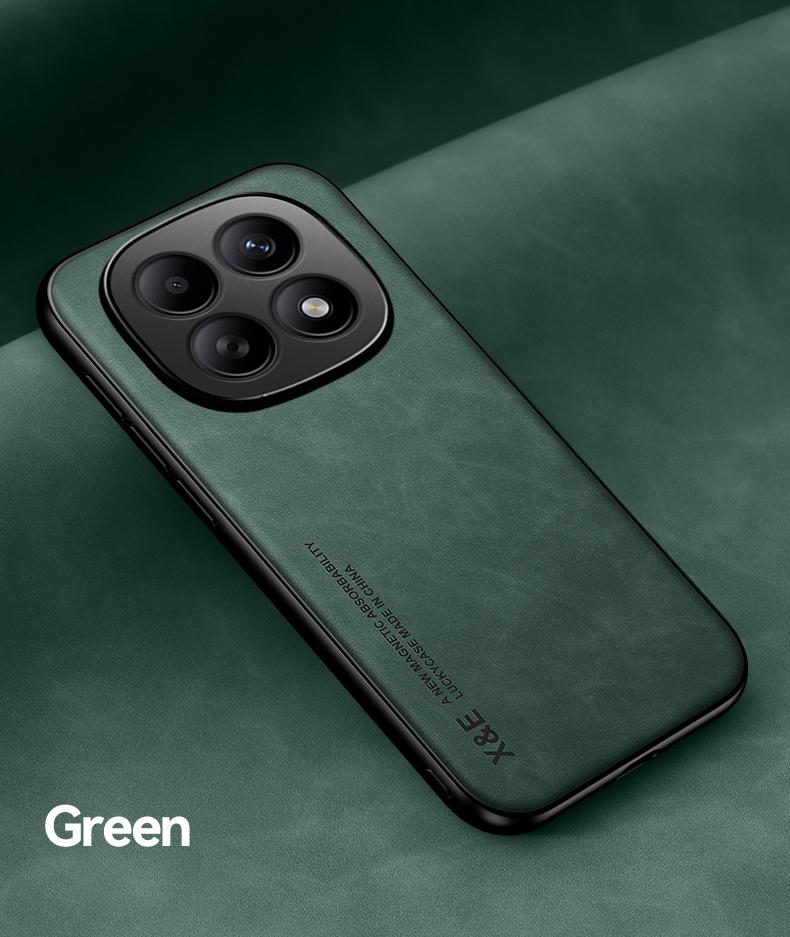 

Шкіряний чохол для Redmi Note 15 Pro Plus 5G Ультратонкий магнітний захисний чохол для автомобіля для Redmi Note 15 Pro 5G Чохол Redmi Note 15 5G