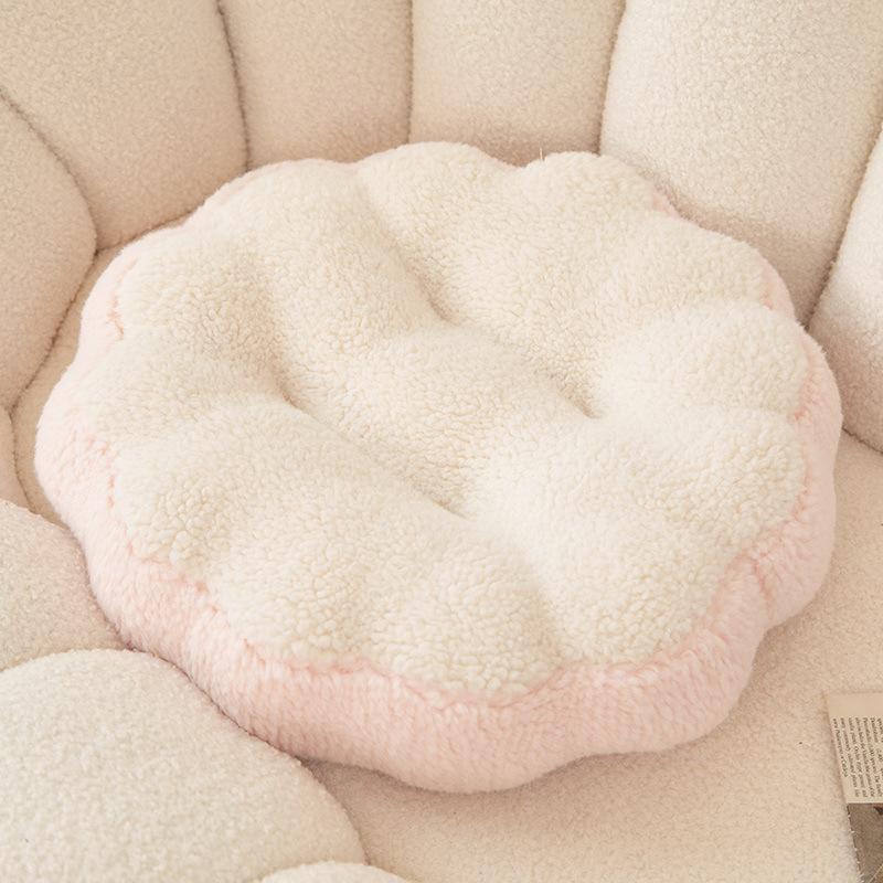 

Macaron round butt seat cushion office sedentary chair cushion backrest cushion student dormitory stool cushion fart doll 40CM*40CM*7CM