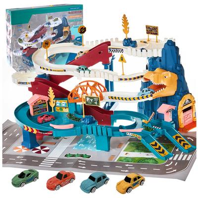 [PACZB][5] Dinosaur Parking Race Track with Electric Lift and Tunnel Z877