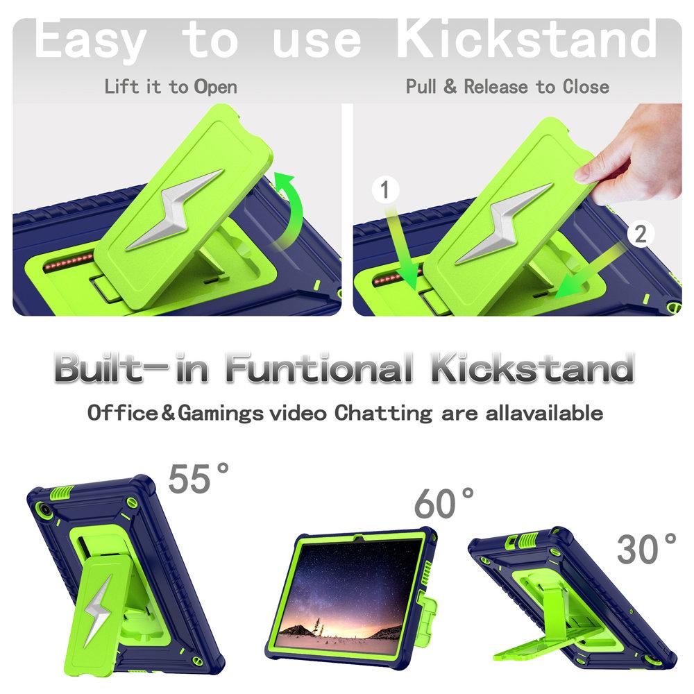 Pouzdro pro Lenovo Tab 10.1 2025 TB311FU TB311XU Armor Kryt se stojánkem pro Lenovo Tab K10C K10 2. generace Pouzdro pro děti
