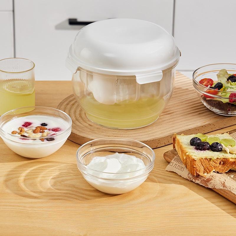 Yogurt Whey Separator Strainer Filter Round Large Capacity Efficient Fine Mesh Yogurt Maker Filter for Home Kitchen