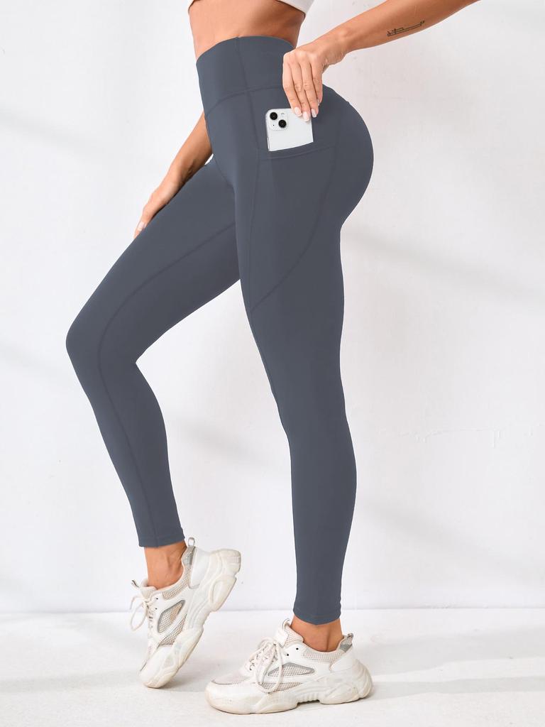 Hottest-Selling High-Waisted Yoga Leggings: Sexy Solid Color Fitness Pants for Women