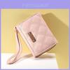 Korean Style Pu Wallet Women Short Paragraph Small Fresh Wind Student Card Bag Large Capacity Multicolor Foreign Trade Waiiet Wholesale
