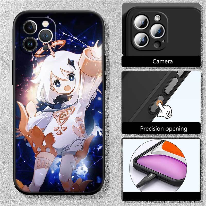 Genshin Impact Cute Phone Case for Motorola Edge 60 60s 70 G86 G56 G54 E14 G04S G45 G54 G64 X30 X40 X50 S30 S50 Pro Power Tylus