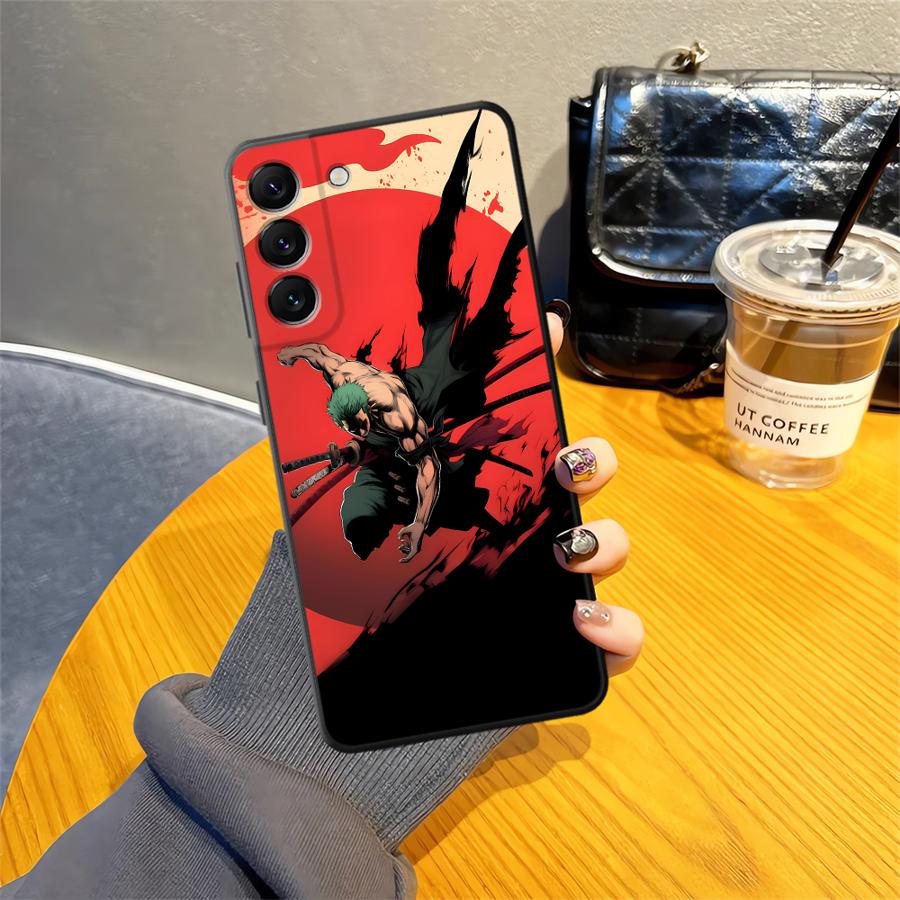 Phone Cover Case for Samsung Galaxy A03 Note 20 Ultra 9 10 A50 A70 A30 A40 A04 A10 A20 A06 A07 A05 A01 A02 Luffy Zoro Cartoon