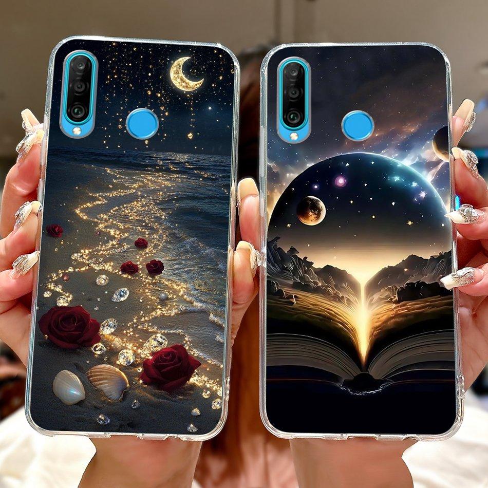 For Huawei P30 Lite P 30 P30 Pro Cool Dragon Tiger Painting Phone Case For Huawei P30 P30Pro P30lite Soft Silicone TPU Cases
