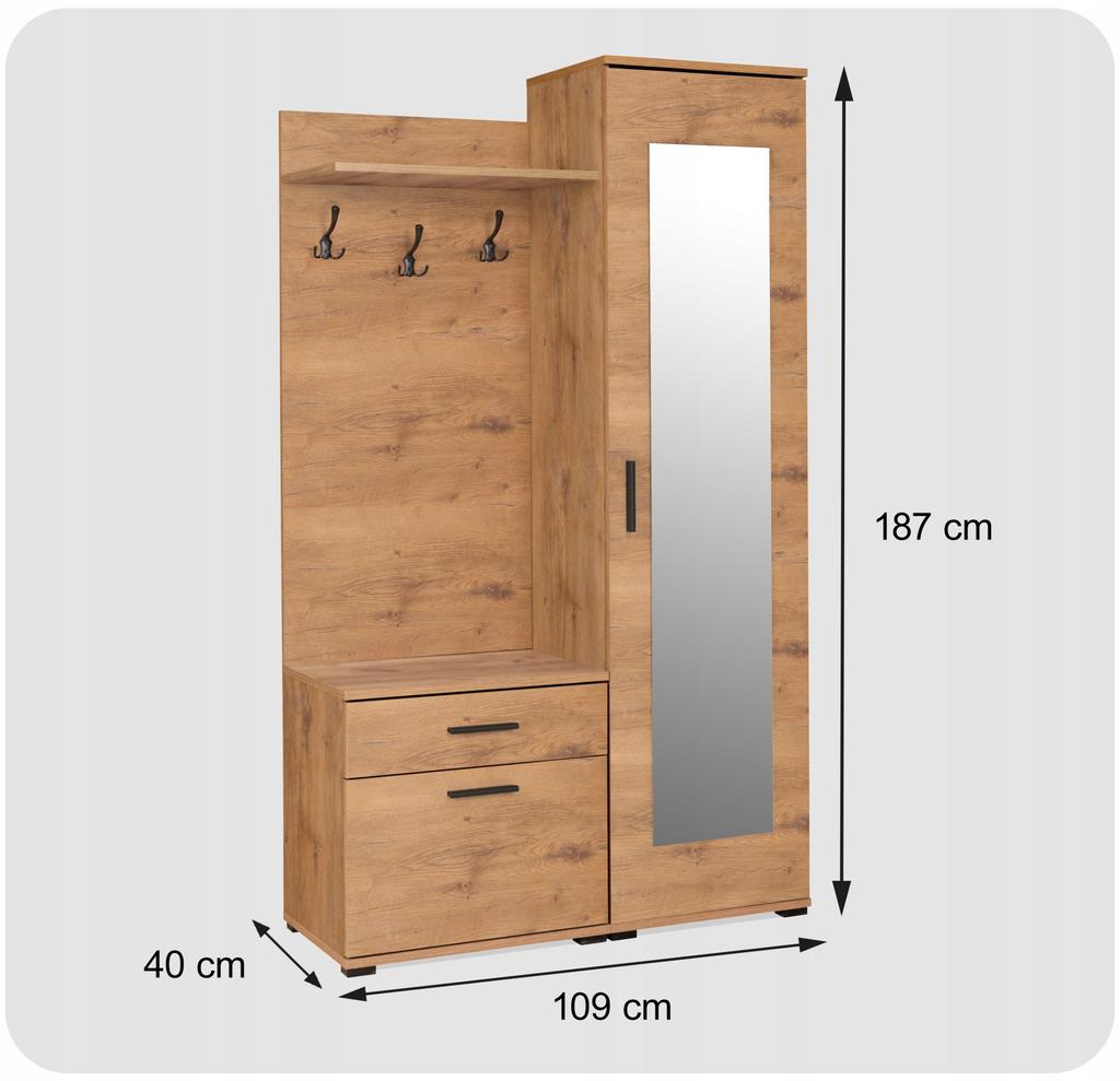 Garderobe Flur für Flur Schrank Schuhschrank Gino Family Möbel