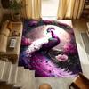 1pc Peacock Fantasy Themed Rug for Home Decor, Non-slip Office Carpet, Chair mat, Outdoor Mat, Christmas and Halloween gifts-0731011
