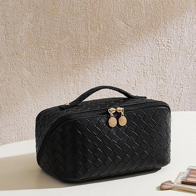 1 PCS New Braided Makeup Bag Large Capacity Advanced Pillow Bag Women's Multi-functional Travel Toiletry Storage Bag