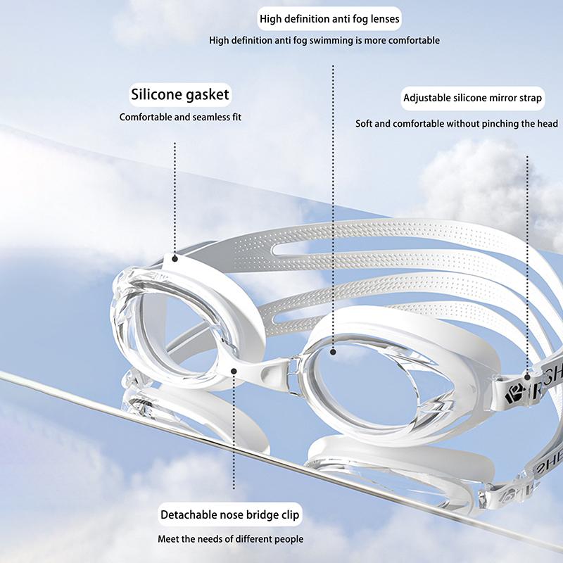 Swimming Goggles Adult Professional Pool Goggles Waterproof Swim Glasses Anti Fog Uv Protection Swim Goggles For Men Women Youth