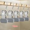10 Pcks Multifunctional Clothes Pegs Clip Laundry Tongs Pants Hanger Dirty Laundry Basket Traceless Hat Hook Clothespin Storage