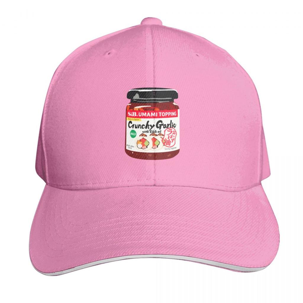 Knuspriges Knoblauch-Chili-Öl Basecap Angelkappen Unisex Bergsteigen Rugby Einzigartige Hüte Unisex Damen