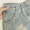 Classic Versatile Youthful Wearable and Durable Half Skirt Pants Design Sense A-line High Waist Package Hip Ladies Summer Fashion Denim Short Skirt