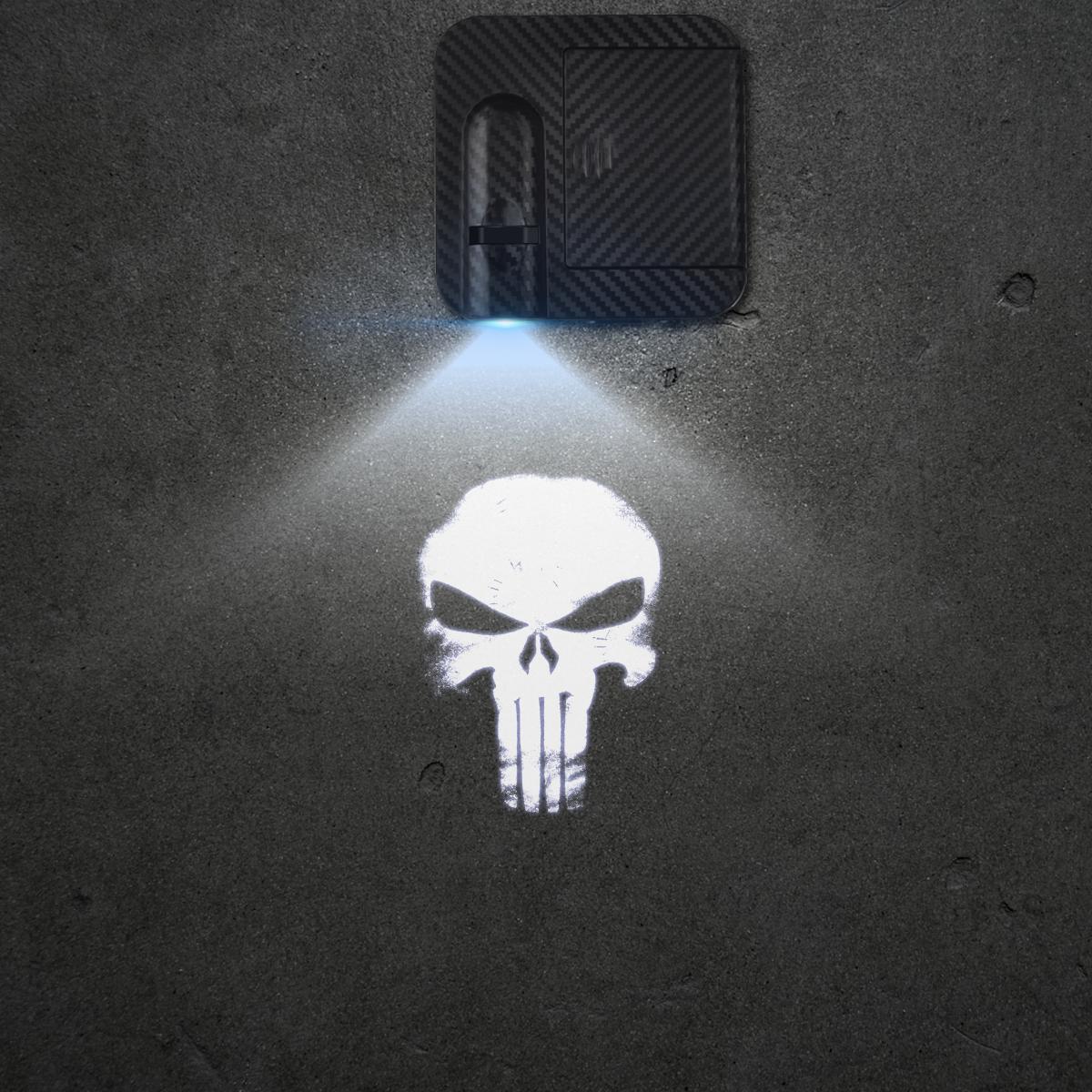 

1/2PCS Skull Head Car Door Welcome Lights Laser Projector Logo Wireless Sensing For Jeep Wrangler Opel Hyundai Volvo Ford Dodge 1 PCS