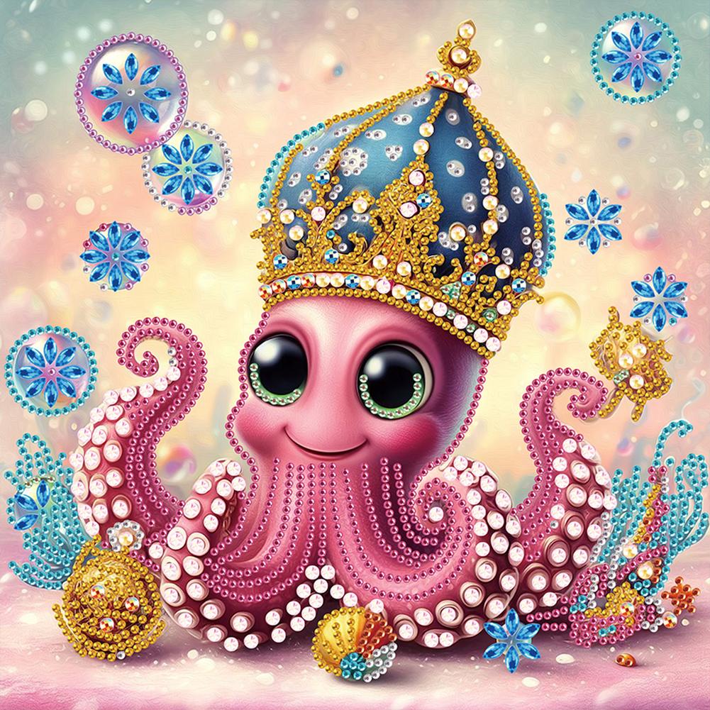 

5D DIY Partial Special Shaped Drill Diamond Painting Marine Animal Decoration