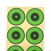 250 Pcs/25 Sheets Reactive Paper Target Stickers High Visibility Colored Marks
