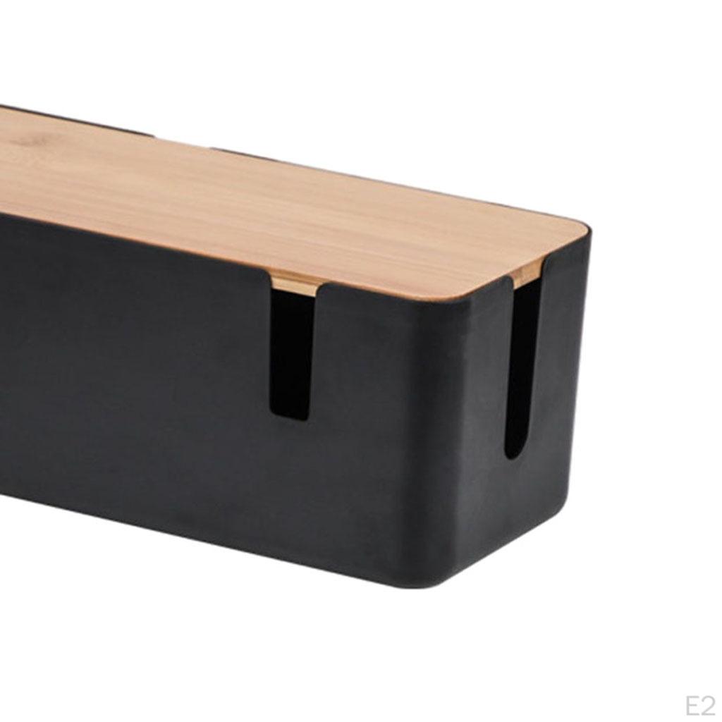 Hider Cable Management Box Cord Organizer Hide Loose Wires for Desk USB Hub